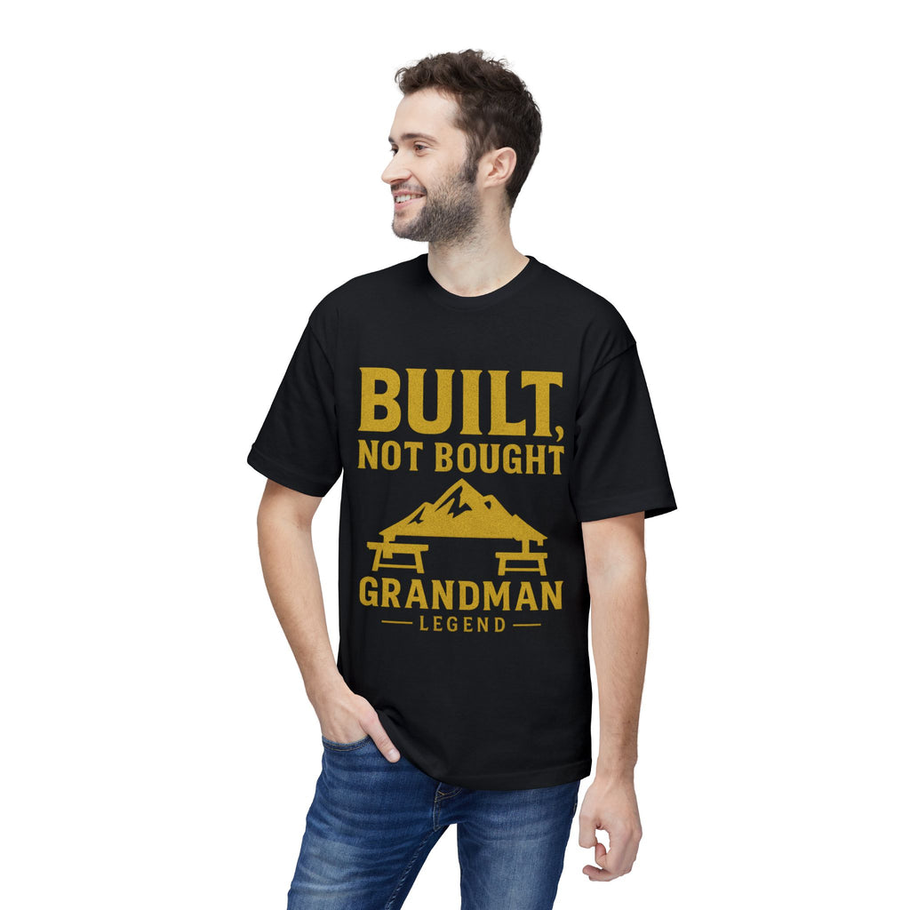 Built Not Bought Grandman T-Shirt — "Grandman Legend" Workwear Tee