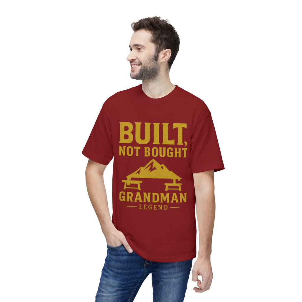 Built Not Bought Grandman T-Shirt — "Grandman Legend" Workwear Tee