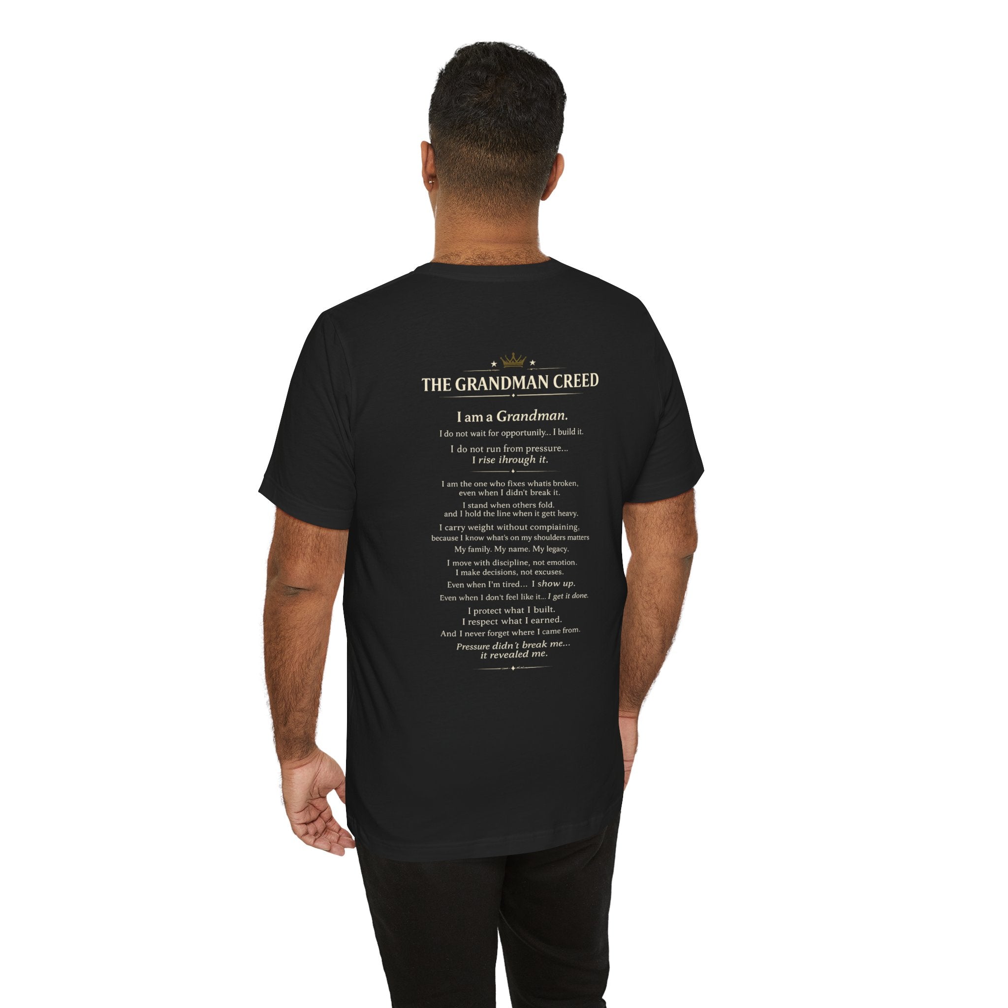 The Grandman Creed T-Shirt — Grandfather Tribute Tee