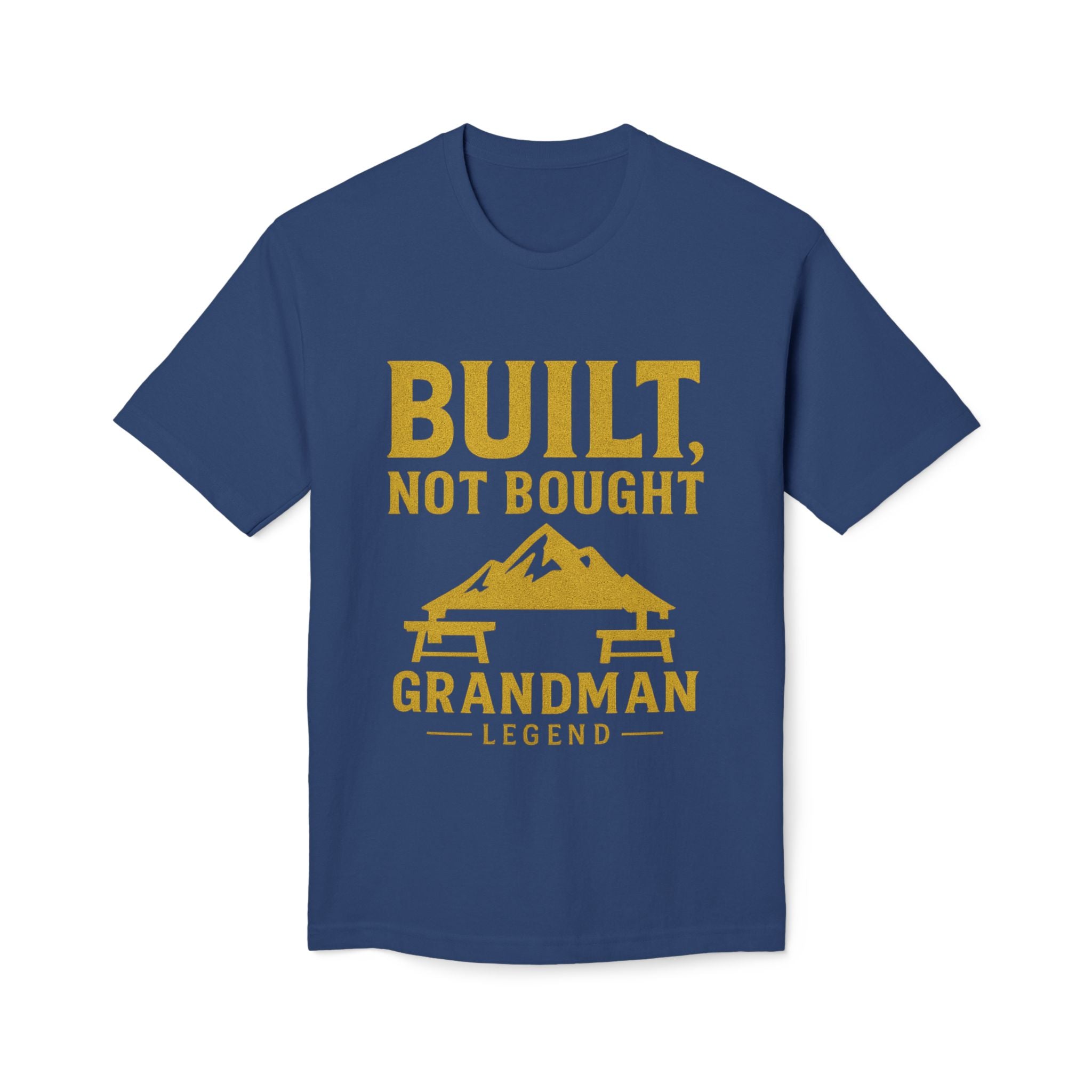 Built Not Bought Grandman T-Shirt — "Grandman Legend" Workwear Tee