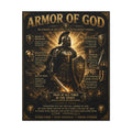 Christian Armor Canvas Wall Art — “Pray at All Times in the Spirit” Matte Stretched Canvas