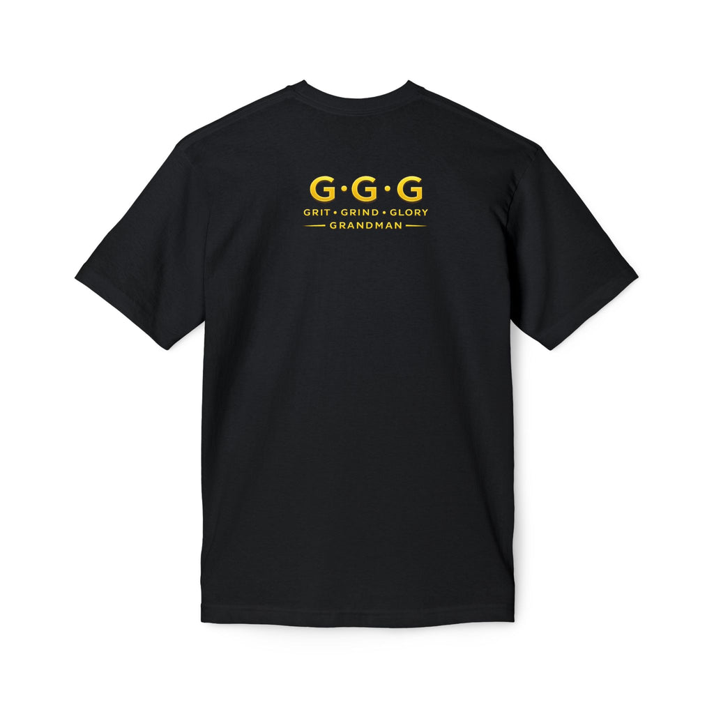 Built Not Bought Grandman T-Shirt — "Grandman Legend" Workwear Tee