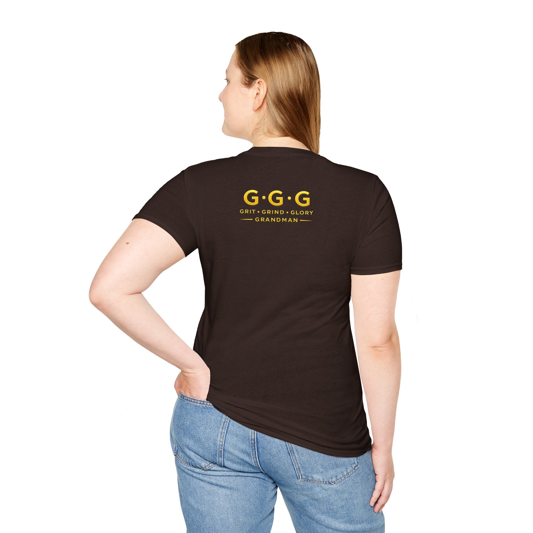 Grandman's Woman T-Shirt — Faith Family Legacy Graphic Tee