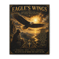 Inspirational Eagle & Psalm Canvas Wall Art