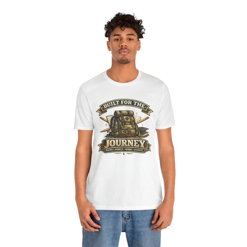 Built for the Journey Backpack Tee — Adventure Travel Graphic Shirt
