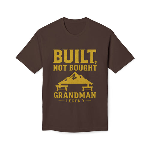 Built Not Bought Grandman T-Shirt — "Grandman Legend" Workwear Tee
