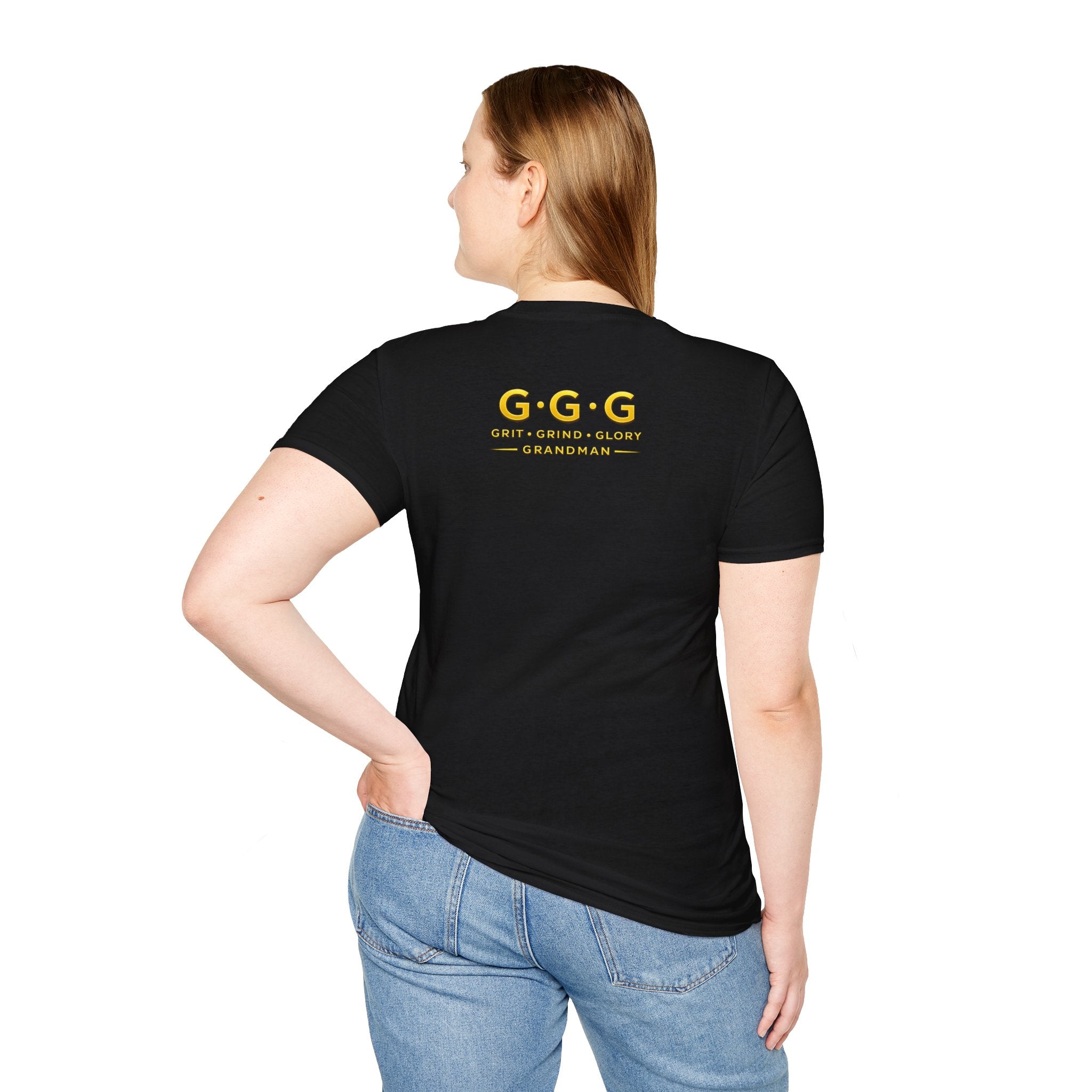 Grandman's Woman T-Shirt — Faith Family Legacy Graphic Tee