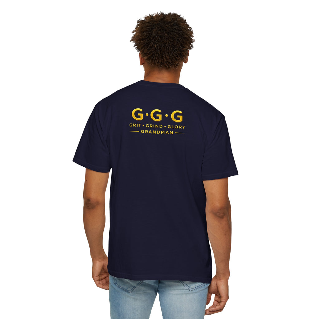 Grandman Crown T-Shirt — "Grandman" Pride Tee (Faith • Family • Work • Legacy)