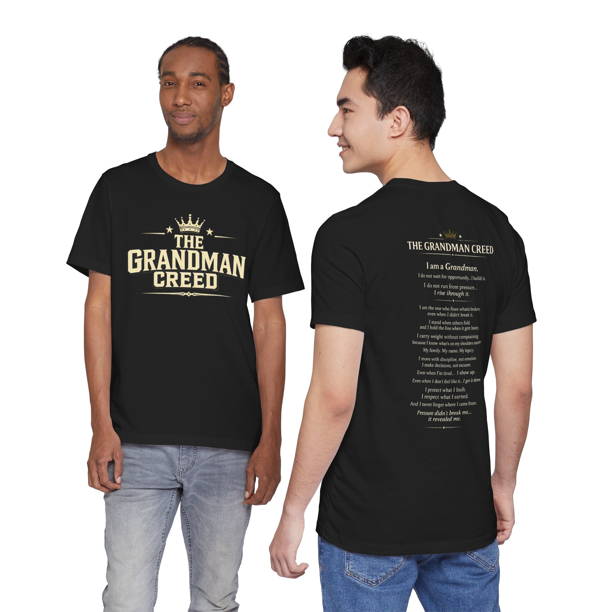 The Grandman Creed T-Shirt — Grandfather Tribute Tee
