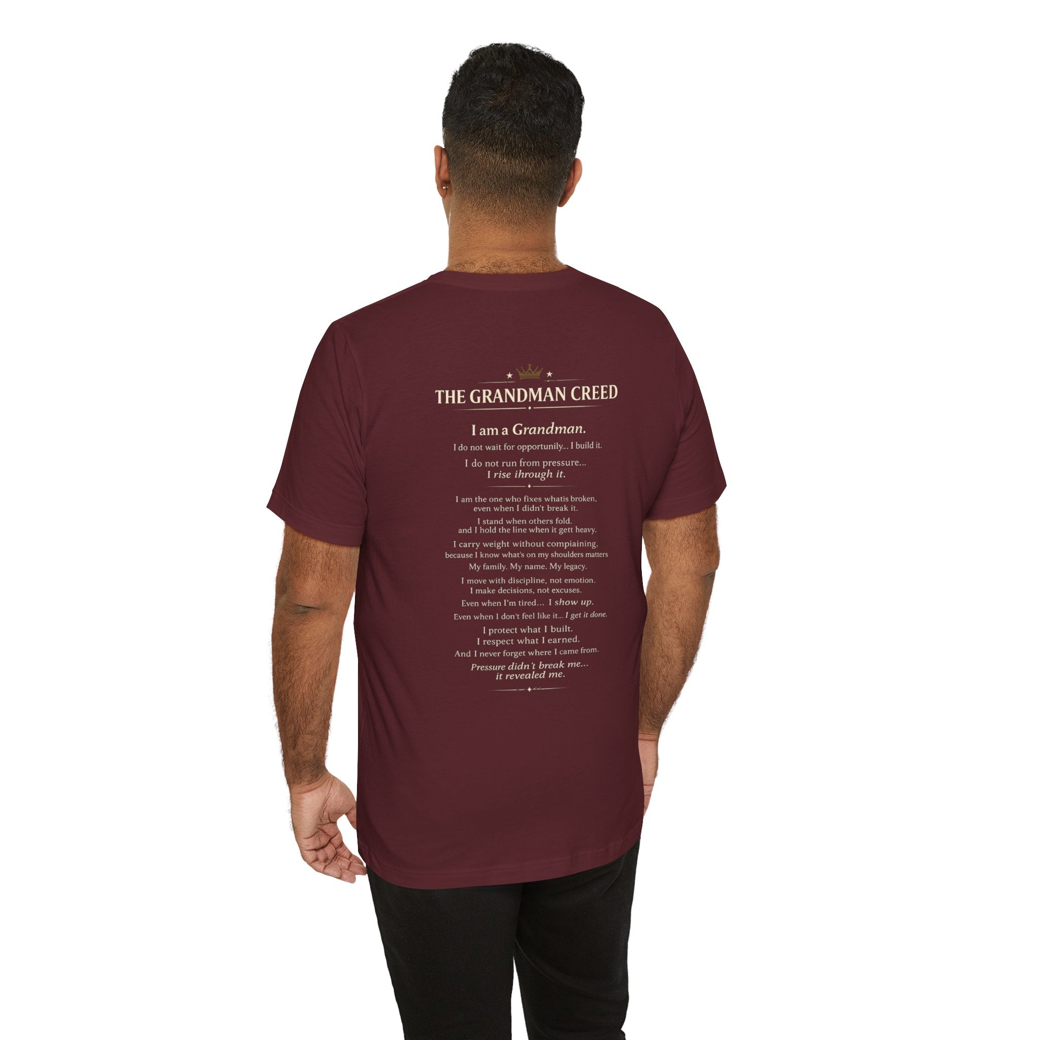 The Grandman Creed T-Shirt — Grandfather Tribute Tee