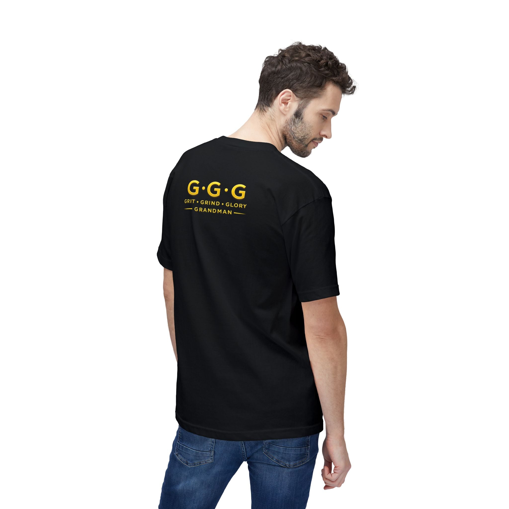 Built Not Bought Grandman T-Shirt — "Grandman Legend" Workwear Tee