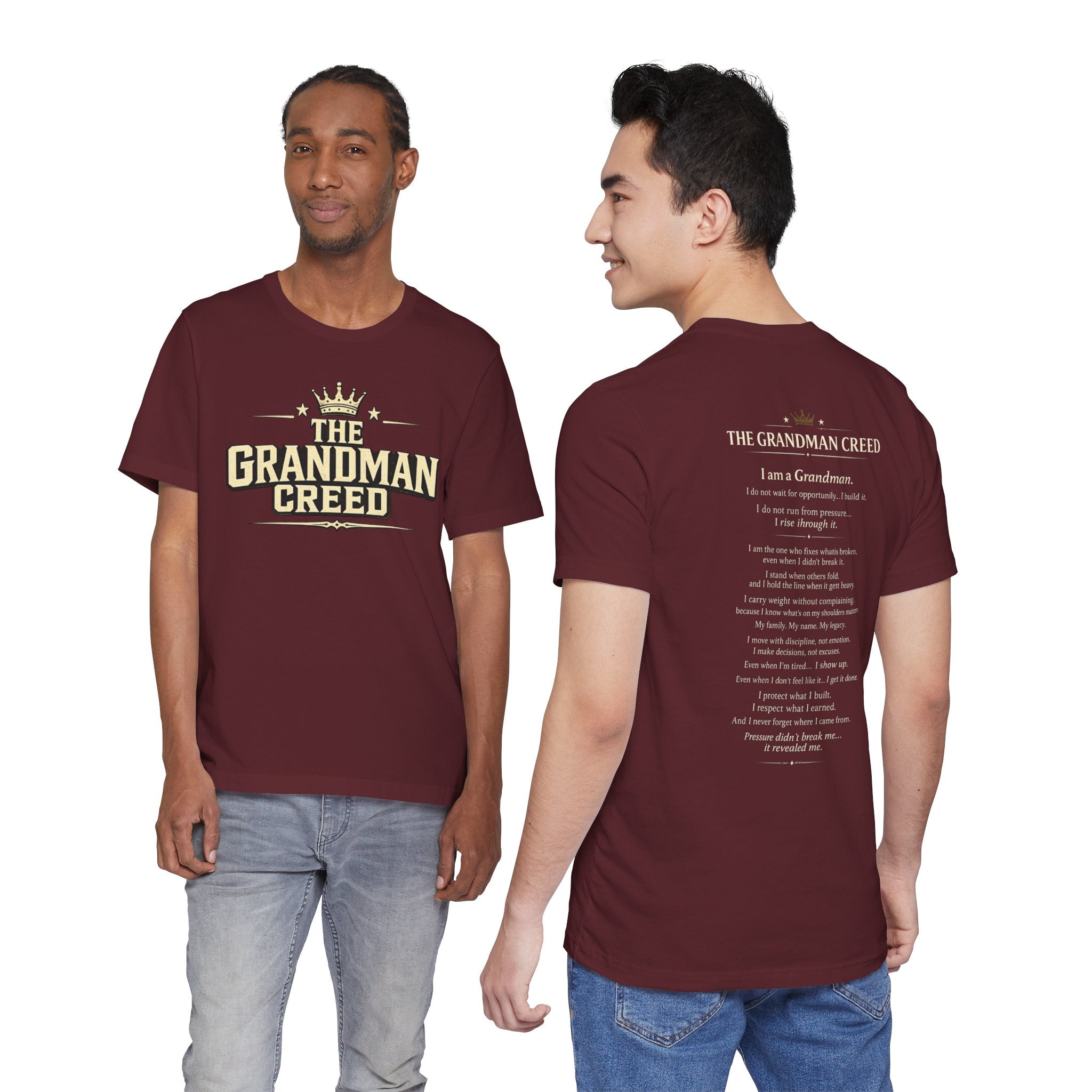 The Grandman Creed T-Shirt — Grandfather Tribute Tee