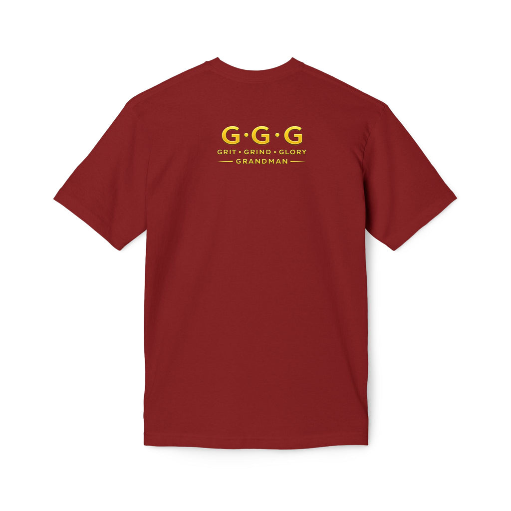 Built Not Bought Grandman T-Shirt — "Grandman Legend" Workwear Tee