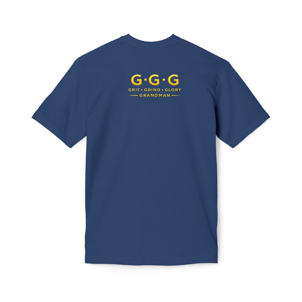 Built Not Bought Grandman T-Shirt — "Grandman Legend" Workwear Tee