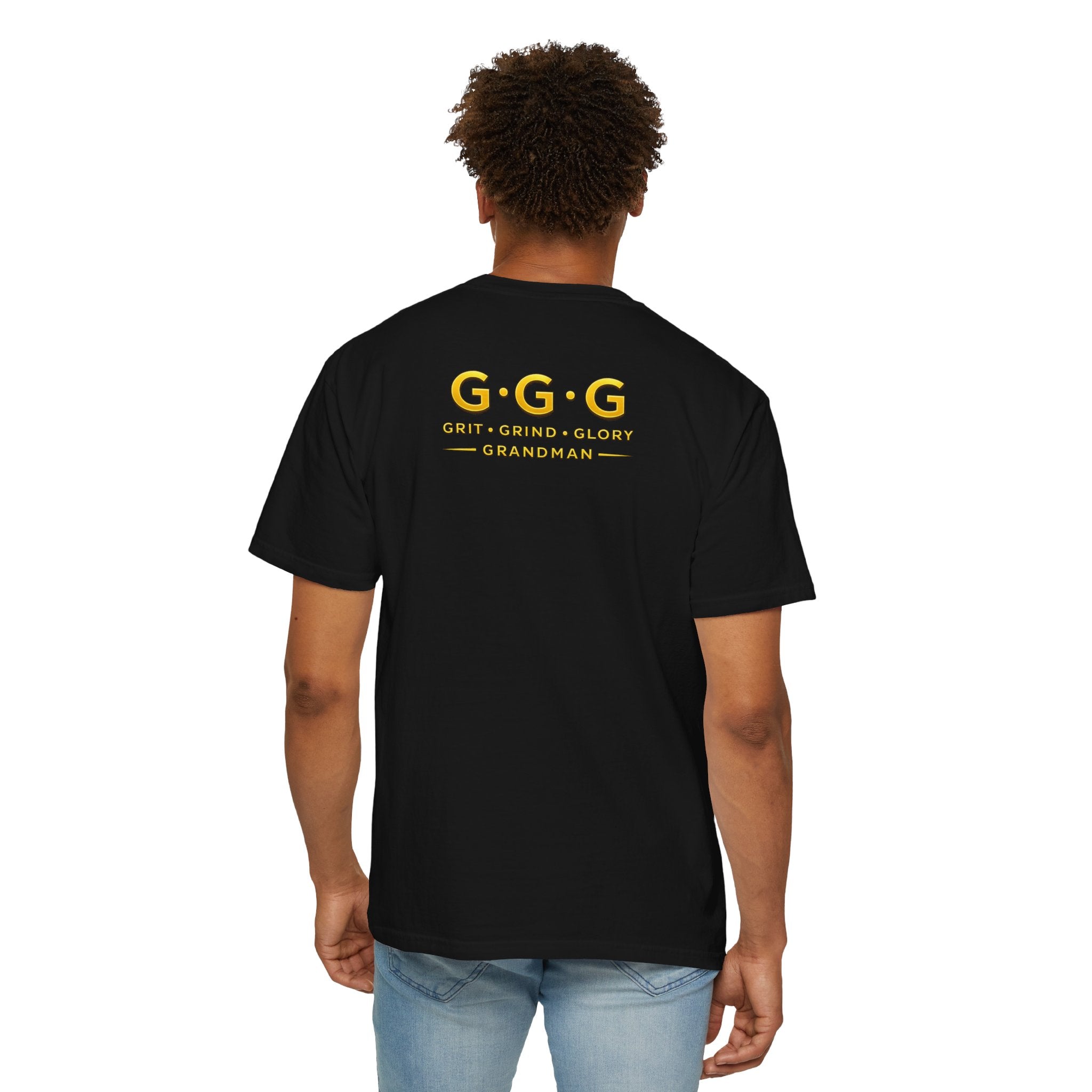 Grandman Crown T-Shirt — "Grandman" Pride Tee (Faith • Family • Work • Legacy)