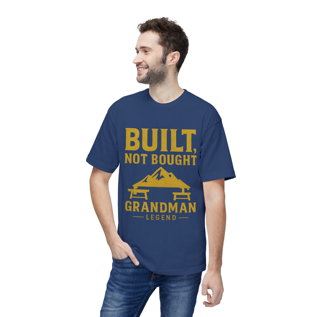 Built Not Bought Grandman T-Shirt — "Grandman Legend" Workwear Tee