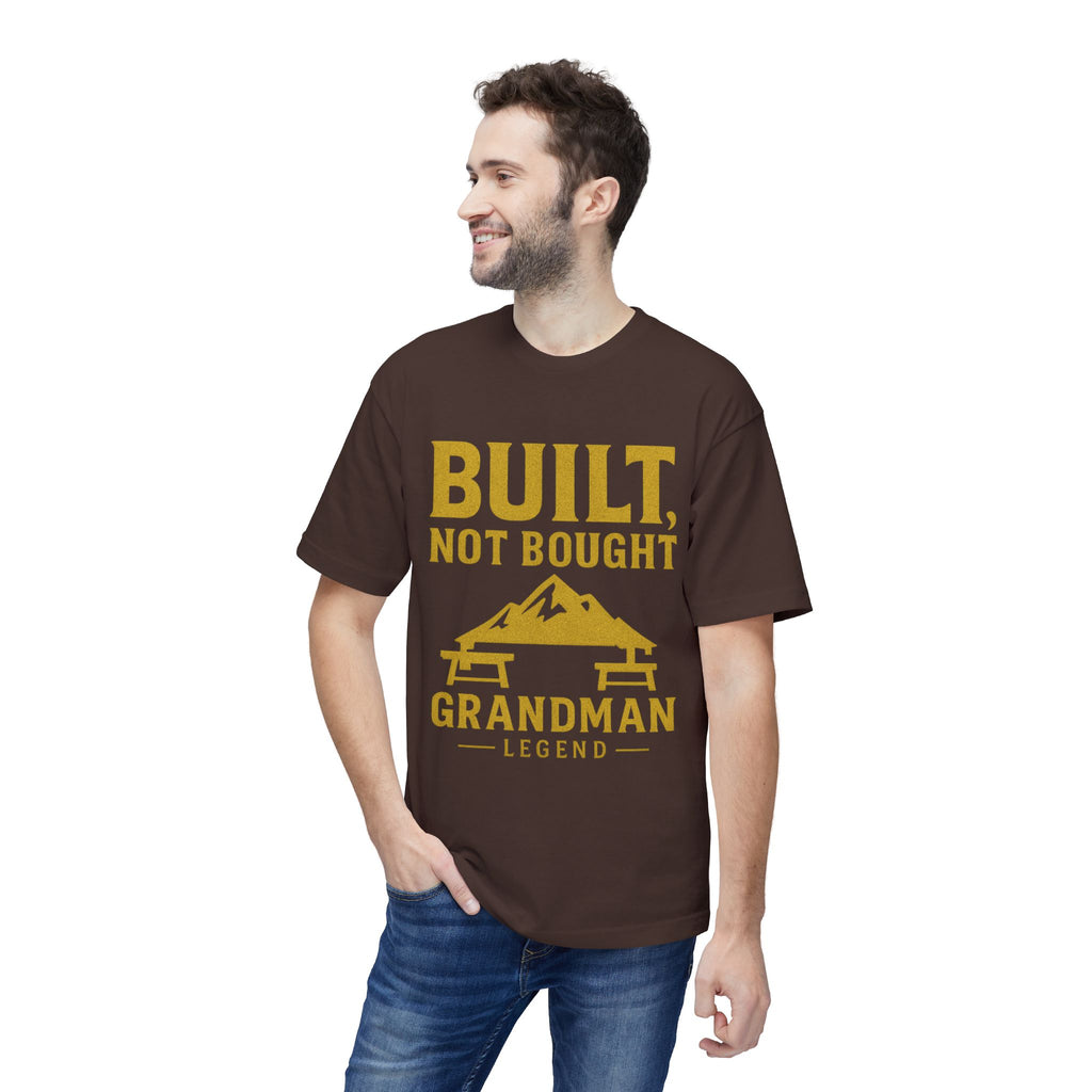 Built Not Bought Grandman T-Shirt — "Grandman Legend" Workwear Tee